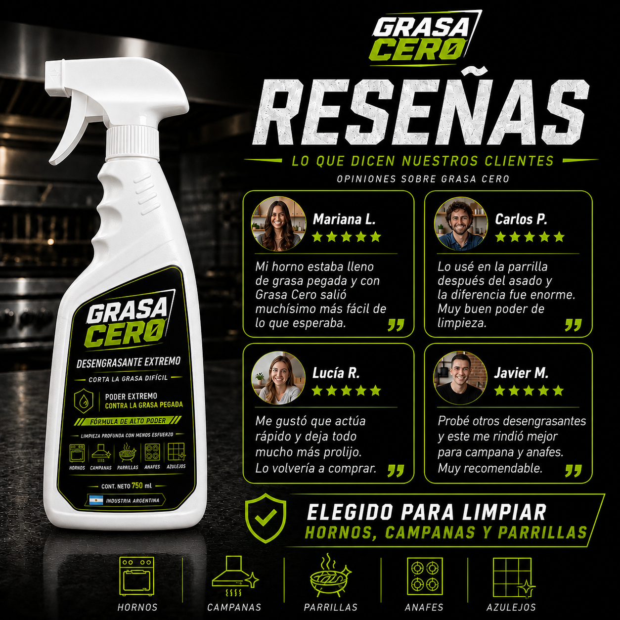 Decile chau a la grasa pegada